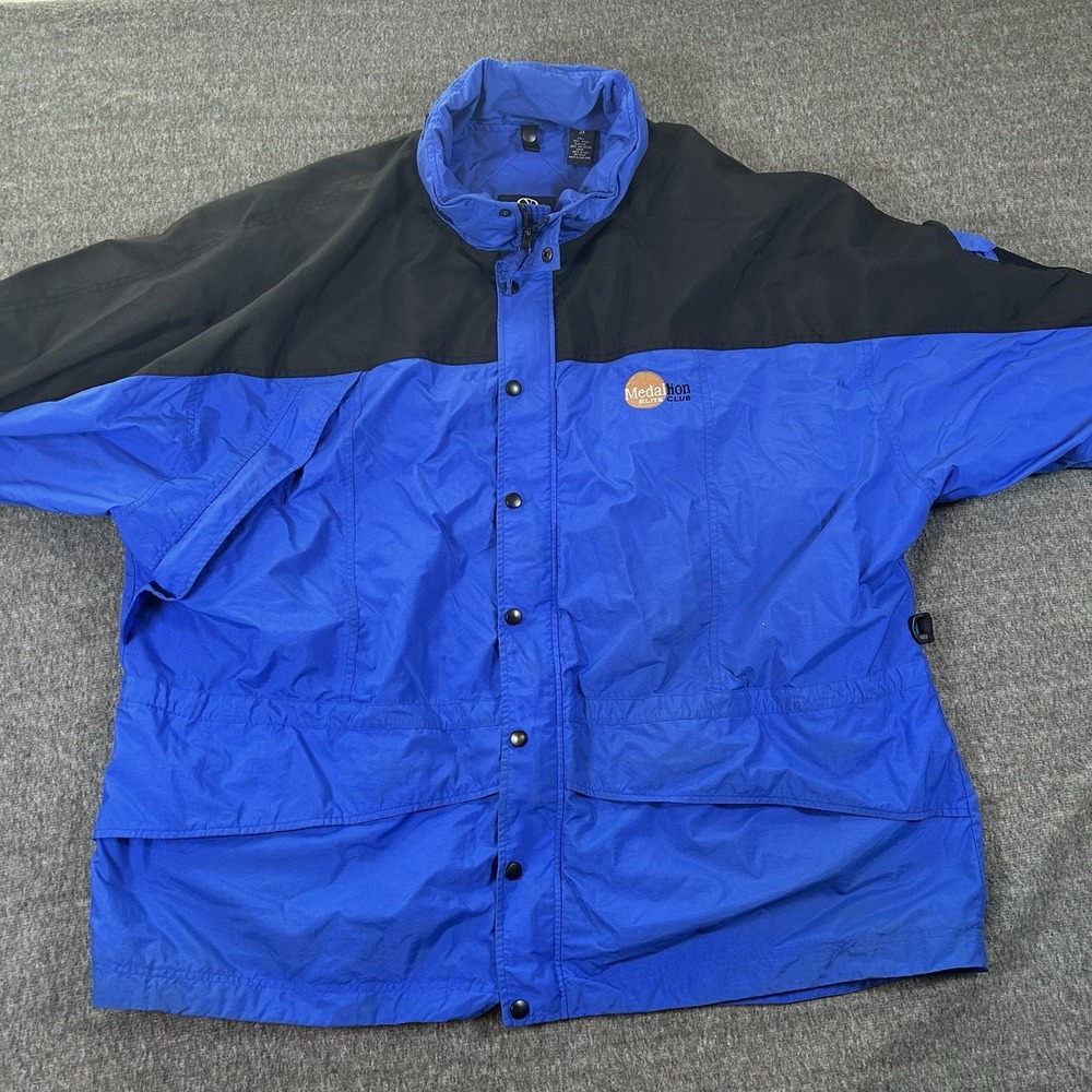 Delta Airlines Medallion Elite Club Jacket Mens 3XL Blue Vantage Big and Tall‎